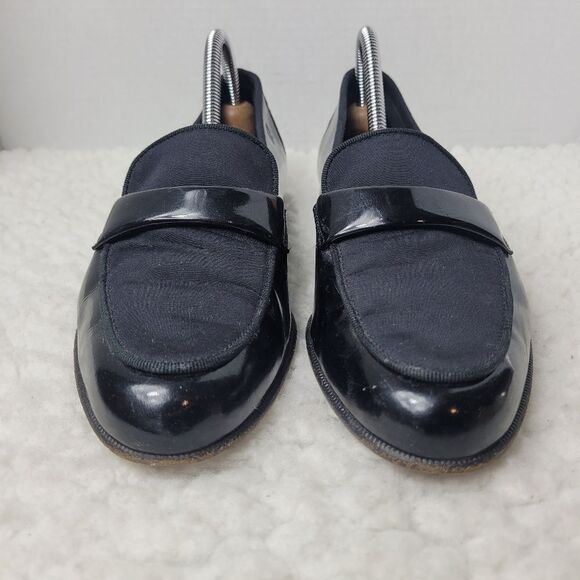 Salvatore Ferragamo Tuxedo Men’s Penny  Loafers Size 8 D Black Patent Leather main image 11
